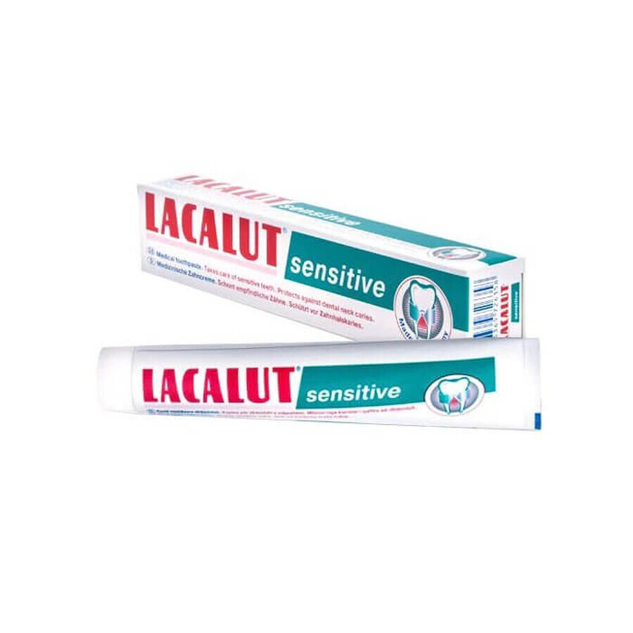 Zahnpasta Lacalut Sensitive, 75 ml, Theiss Naturwaren