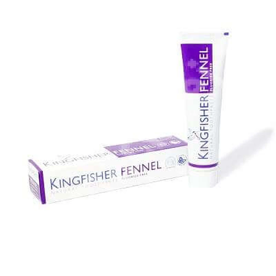 Natuurlijke venkeltandpasta zonder fluoride, 100 ml, Kingfisher