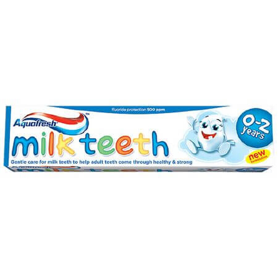 Tandpasta voor kinderen 0-2 jaar Melktanden Aquafresh, 50 ml, Gsk