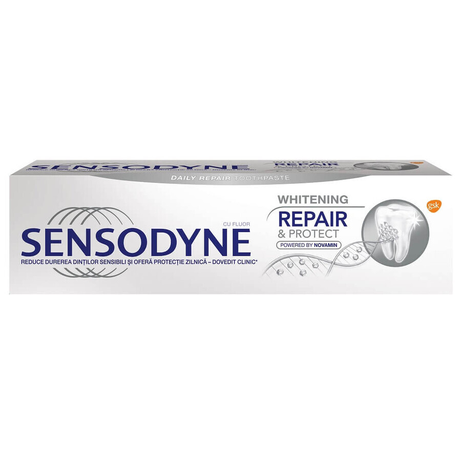 Sensodyne Repair &amp; Protect Pasta dentífrica blanqueadora, 75 ml, Gsk