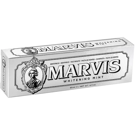 Whitening Mint Marvis toothpaste with teeth enamel whitening effect, 85 ml, Ludovico Martelli