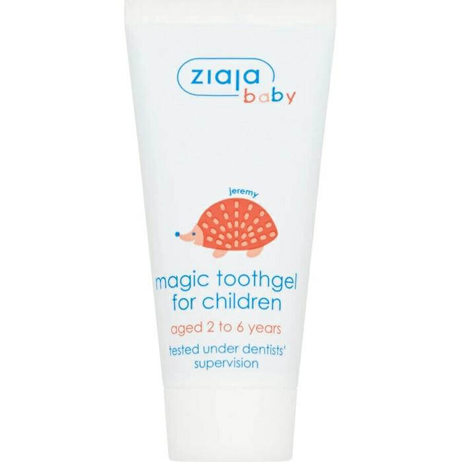 Tandpasta gel voor kinderen Baby magic tandgel 2-6 jaar, 50 ml, Ziaja