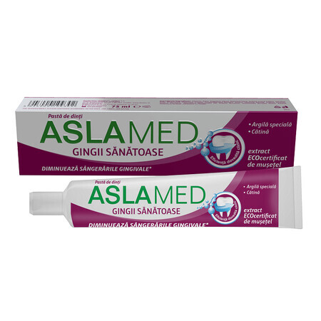 Toothpaste for healthy gums AslaMed, 75 ml, Farmec