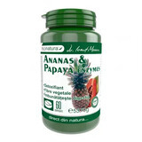 Pineapple &amp; Papaya Enzymes, 60 tablets, Pro Natura