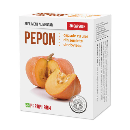 Pepon à l'huile de courge, 30 gélules, Parapharm