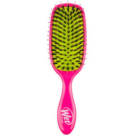 Haarborstel voor glans roze, Wet Brush