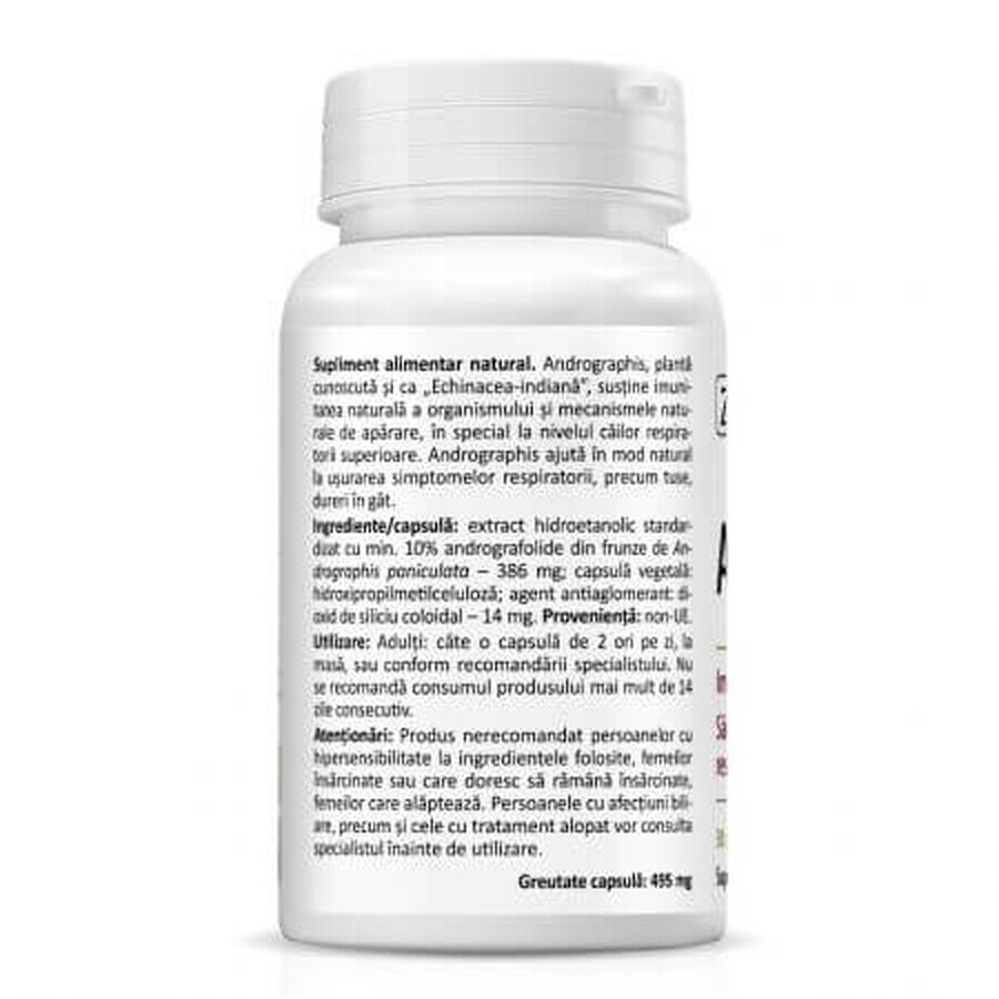 Andrographis 386 mg, 30 gélules végétales, Zenyth