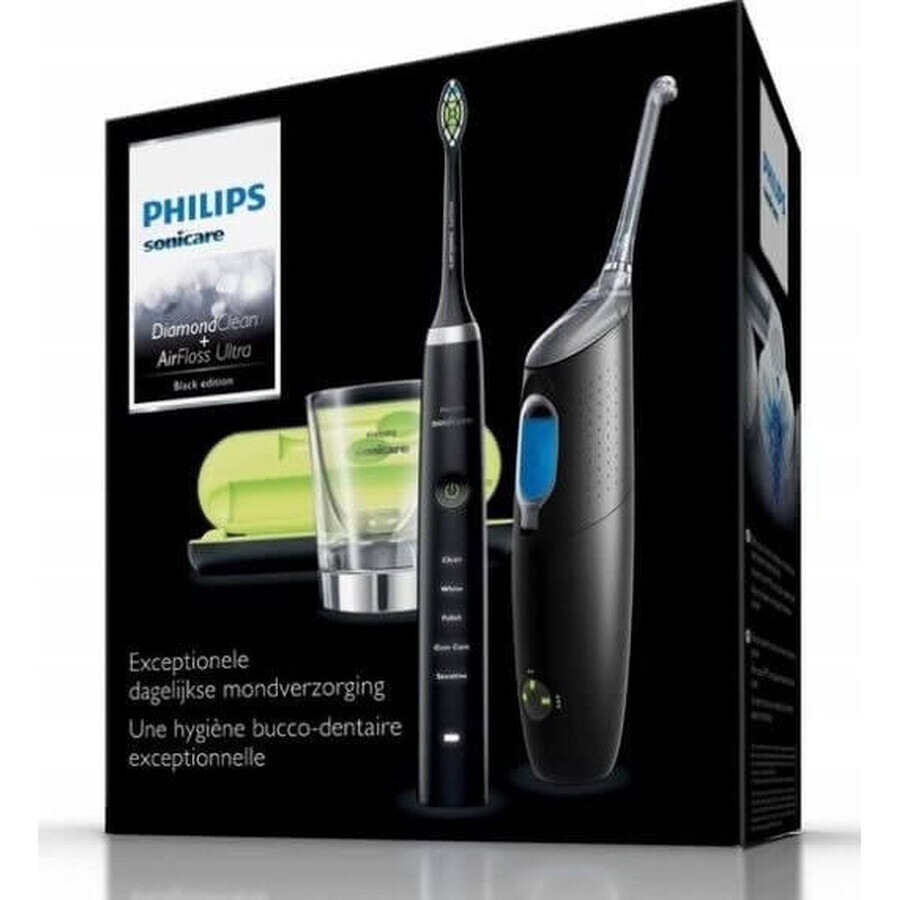 Elektrische sonische tandenborstel - Diamond Clean, zwart, HX9352/04, Philips Sonicare