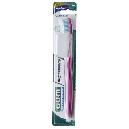 Brosse à dents, Original White Medium, 563, Sunstar Gum