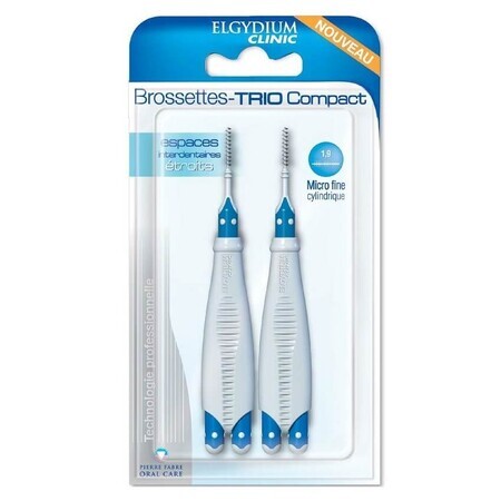 Cepillo interdental Trio Compact, Micro Fine, Elgydium