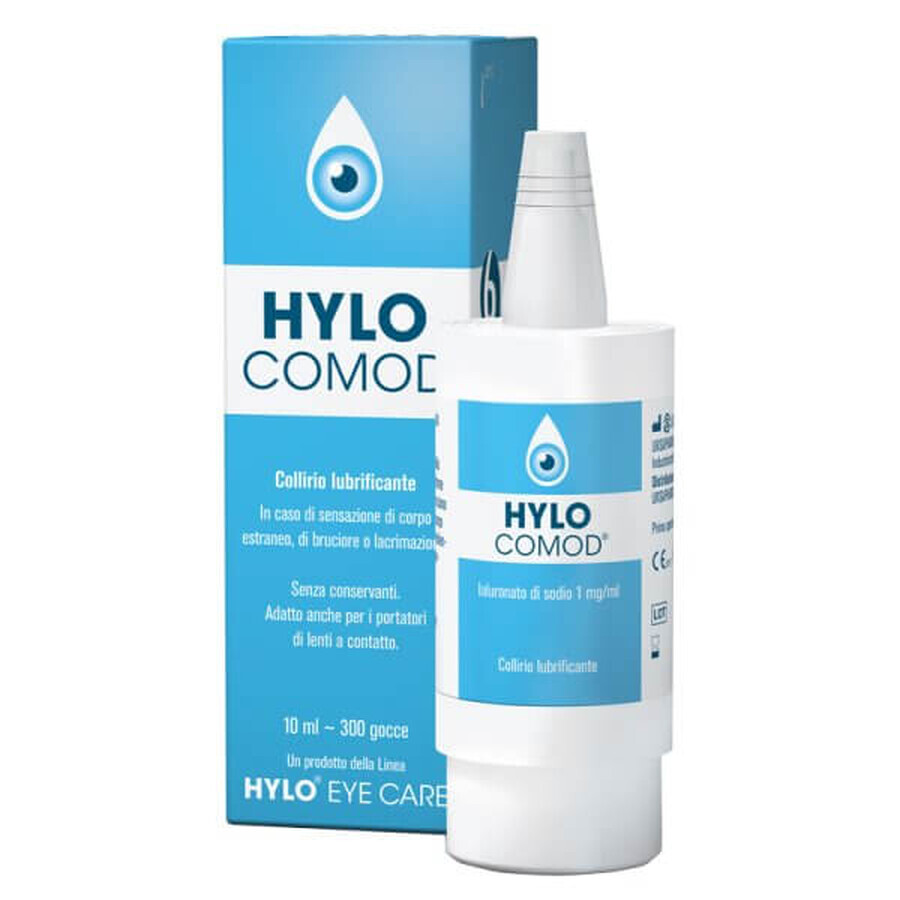 Hylo-Comod lubricating eye drops 10 ml, Ursapharm