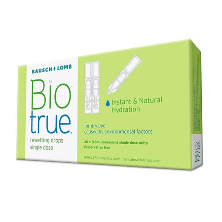 Biotrue collirio 0,5 ml, 30 unità, Bausch + Lomb