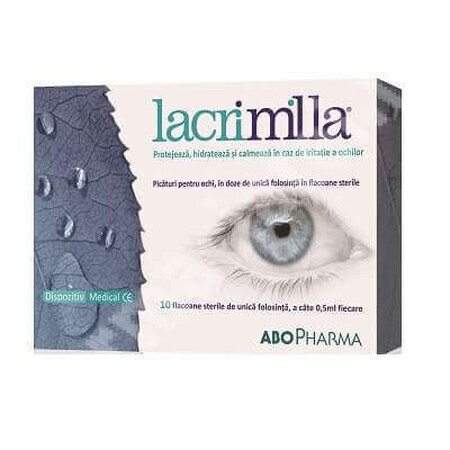 Oogdruppels - Lacrimilla, 10 injectieflacons, ABOPharma