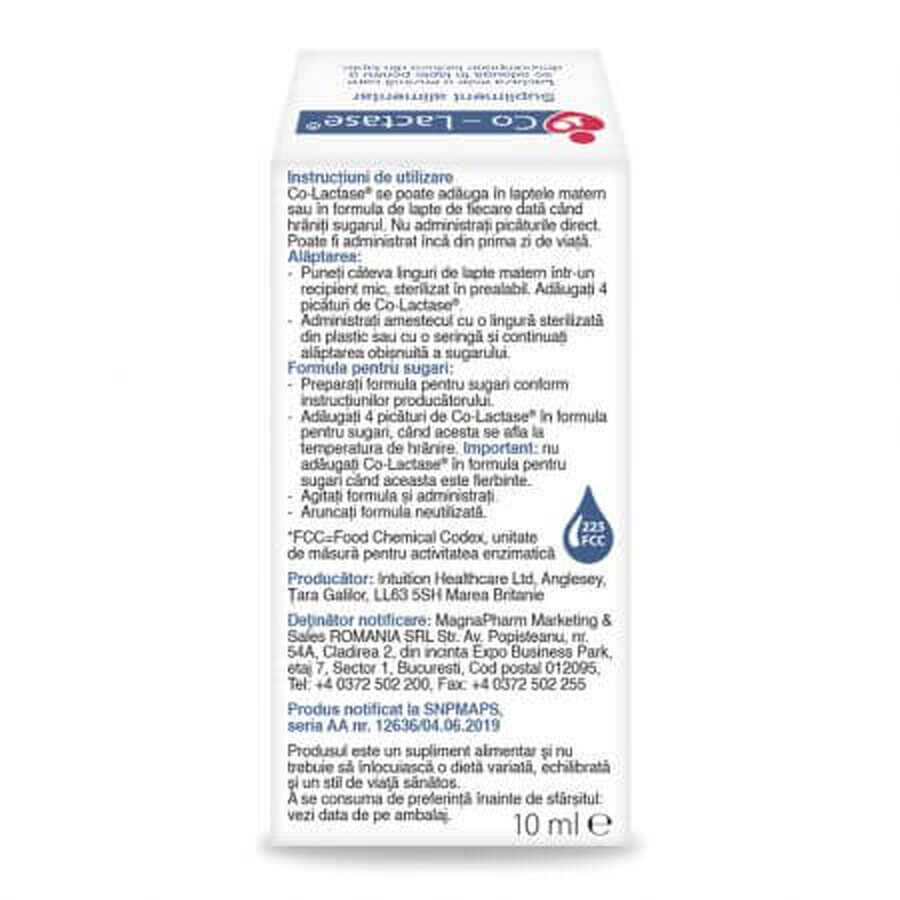 Co-Lactase Zuigelingendruppels, 10 ml, Maxima HealthCare Ltd