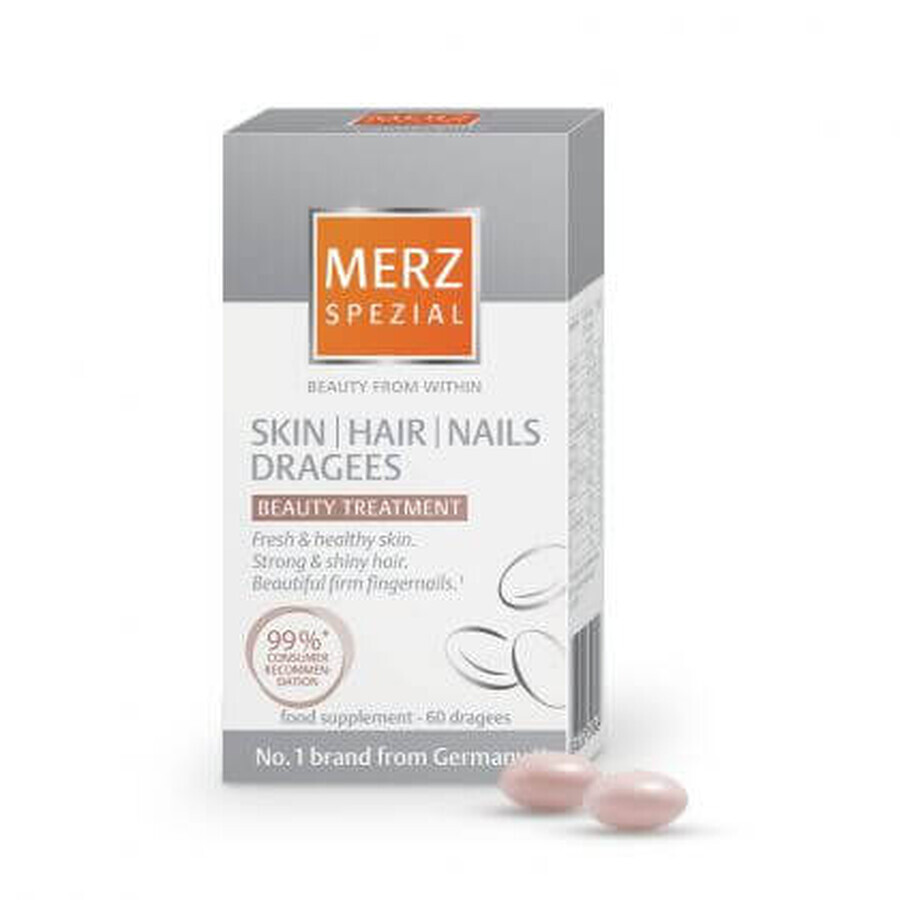 Piel, cabello y uñas, 60 comprimidos, Merz Pharmaceuticals