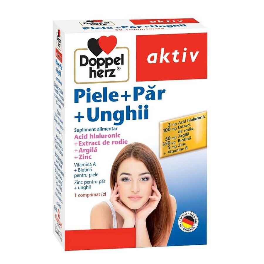 Haut+Schürze+Nägel, 30 Tabletten, Doppelherz