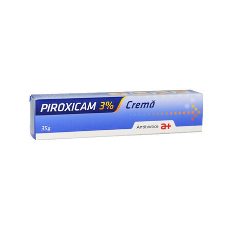 Piroxicam, 3% crème 35 g, Antibiotice SA