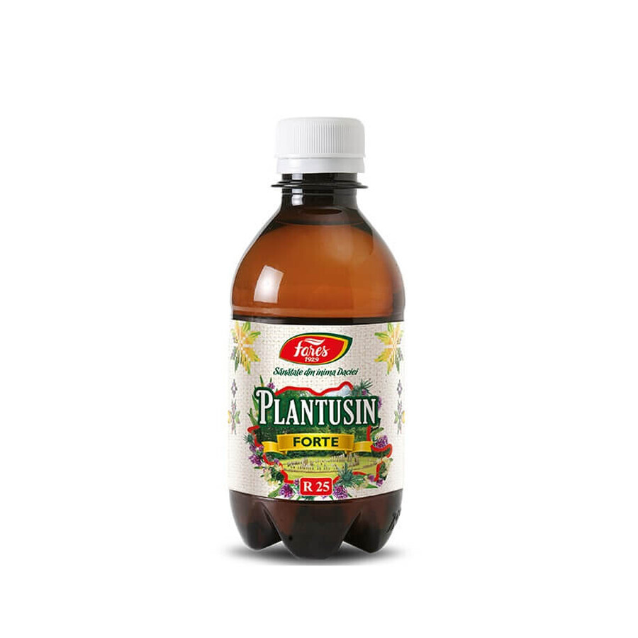 Plantusin Forte sirop, R25, 250 ml, Fares