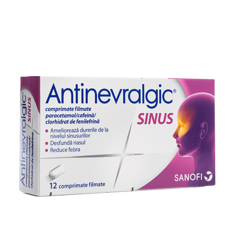 Antinevralgic Sinus, 12 tablets, Sanofi