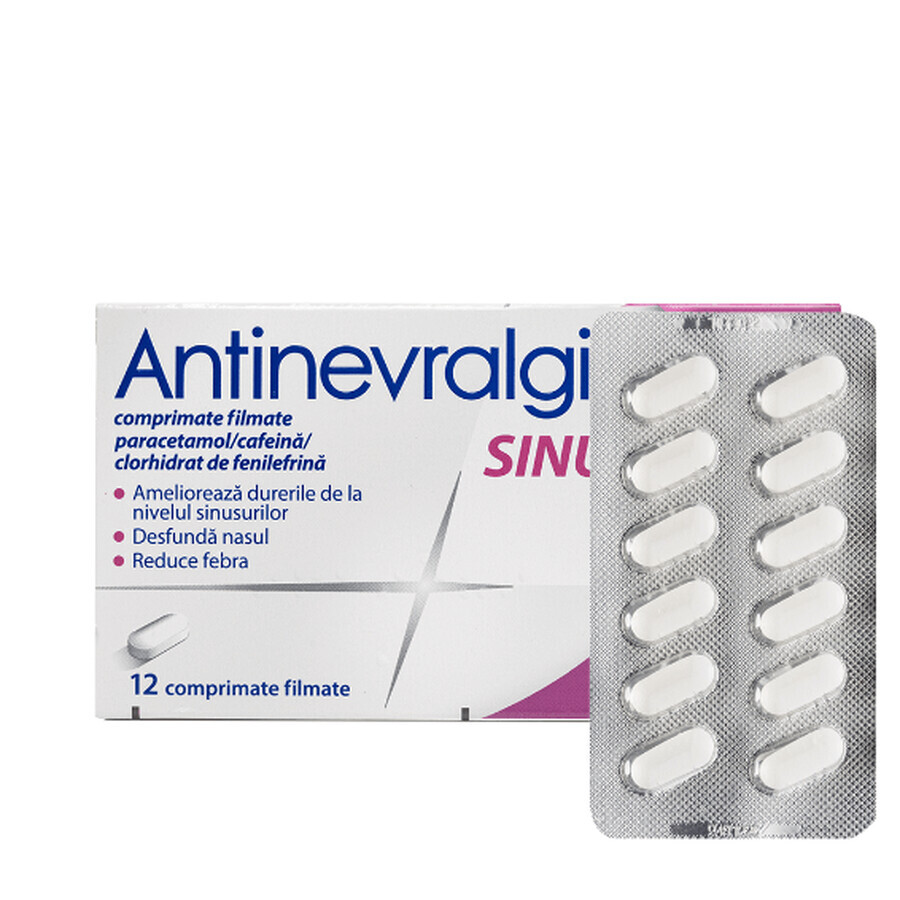 Antinevralgic Sinus, 12 tablets, Sanofi