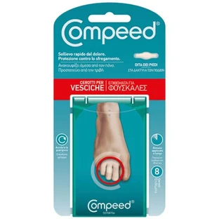 Blister Blister Zehen Interdigitalpflaster, 8 Stück, Compeed