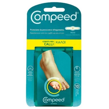 Mittlere Pflaster für tiefe Schwielen, 10 Stück, Compeed