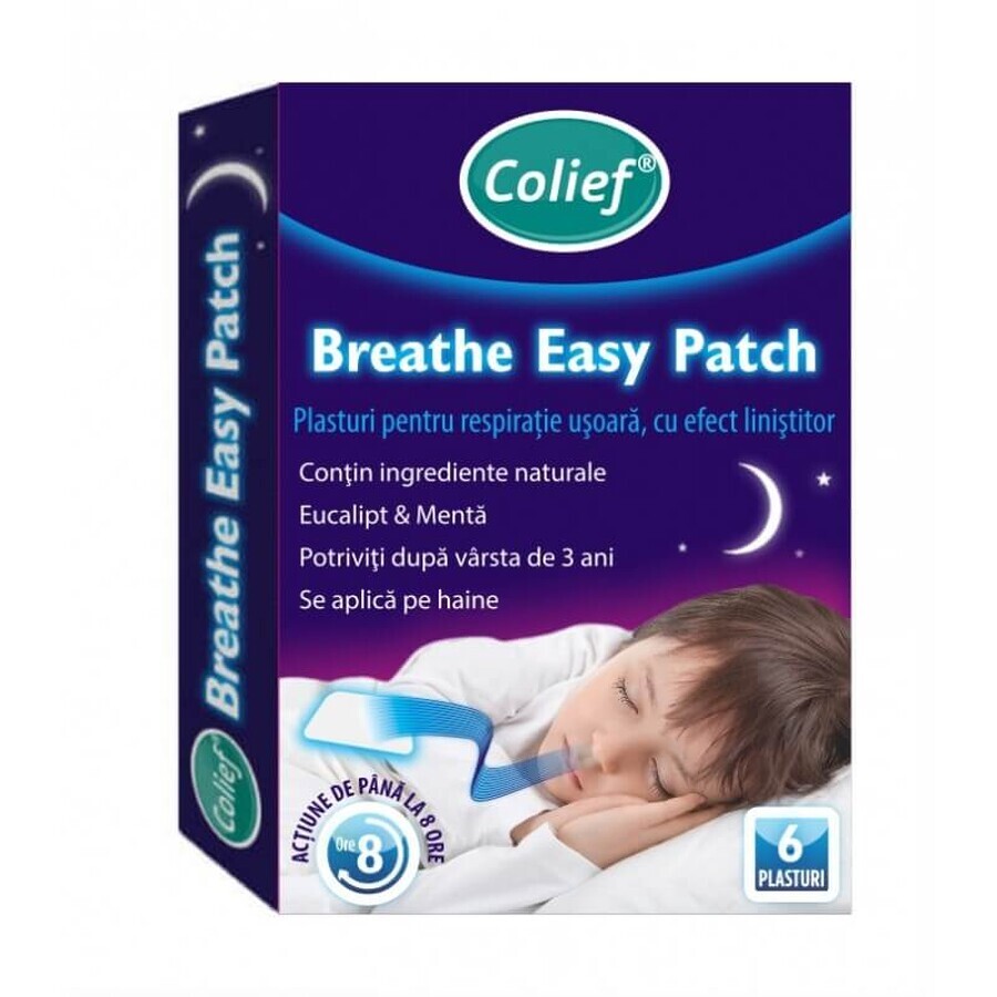 Breathe Easy Patch, 6 pieces, Colief