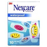 Waterproof patches, 10 pieces, Nexcare