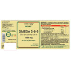 Premium Omega 3-6-9 1000mg Lijnzaadolie, 60 capsules, Cosmopharm