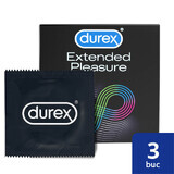 Prezervative Extended Pleasure, 3 pieces, Durex