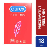 Condom Feel Thin, 18 pieces, Durex