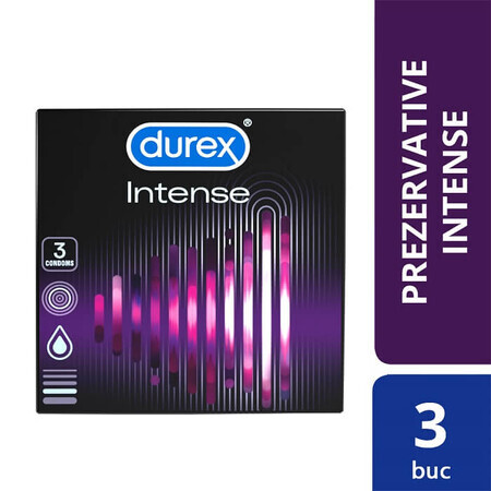 Condoom Intense, 3 stuks, Durex