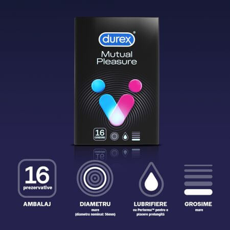 Condooms Mutual Pleasure, 16 stuks, Durex