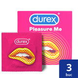 Preservativi Pleasure Me, 3 pezzi, Durex