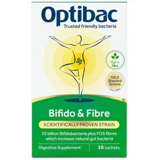 Probiotic with Bifidobacteria and Fibre, 10 sachets, OptiBac