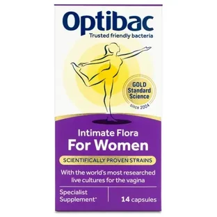 Probiótico para la flora vaginal, 14 cápsulas, OptiBac