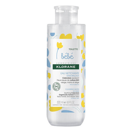 Baby Cleansing Water, 500 ml, Klorane Baby