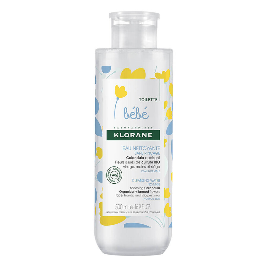 Baby Cleansing Water, 500 ml, Klorane Baby