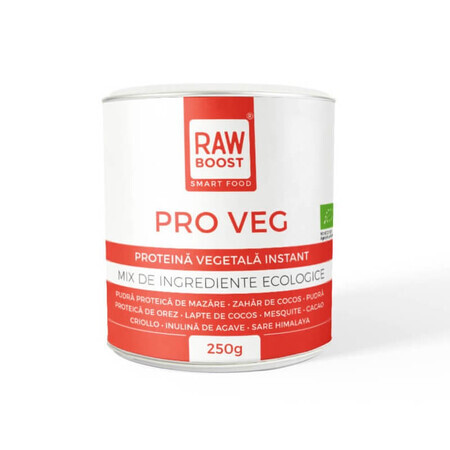 Pro Veg Biologisch Plantaardig Eiwit, 250 g, Rawboost Smart Food