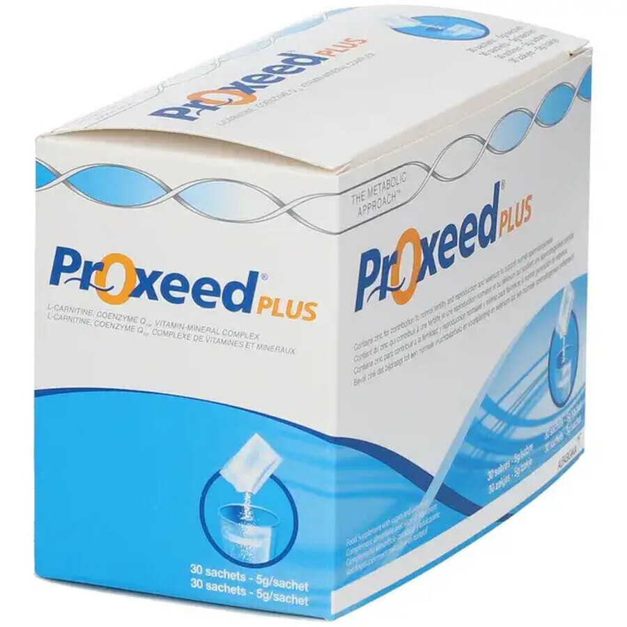 Proxeed Plus, 30 Portionsbeutel für normalen männlichen Fertilität, Alfasigma