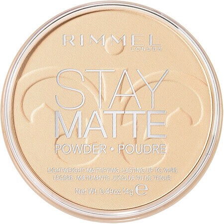 Blijf Mat Compact Poeder 001, 14 g, Rimmel Londen