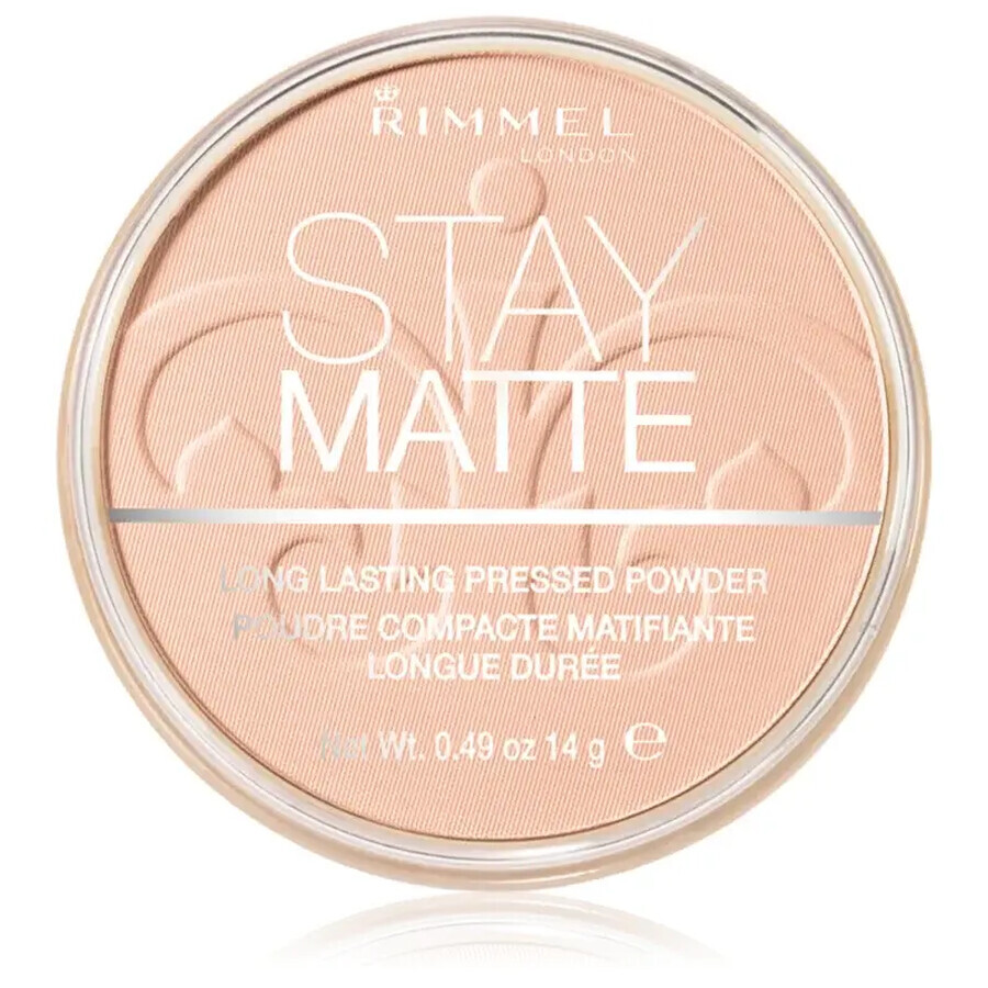 Blijf Mat Compact Poeder 002, 14 g, Rimmel Londen