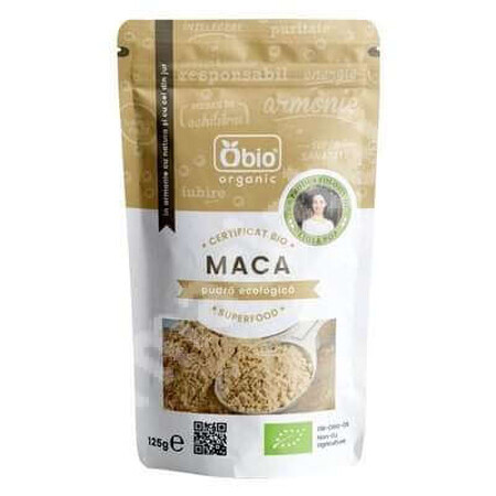 Polvere di maca biologica, 125 g, Obio