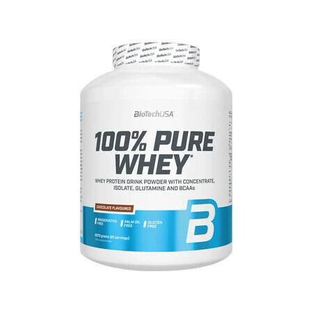 100% Pure Whey BioTech USA, Chocolate, 2270 g