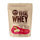 Total Wei-eiwitpoeder Aardbei en Banaan, 260g, Gold Nutrition