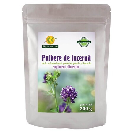 Alfalfapoeder, 200 g, Phyto Biocare