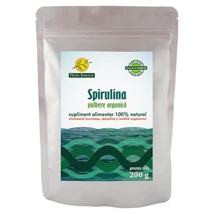 Spirulina powder, 200 g, Phyto Biocare