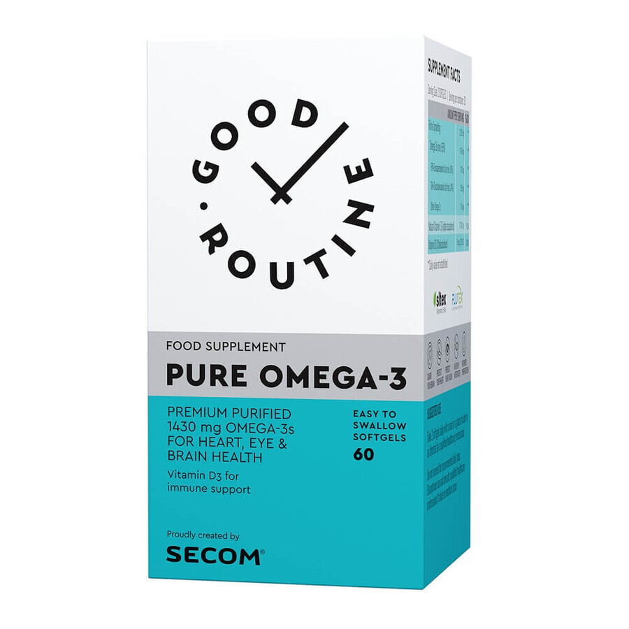 Pure Omega-3 Good Routine, 60 capsules, Secom