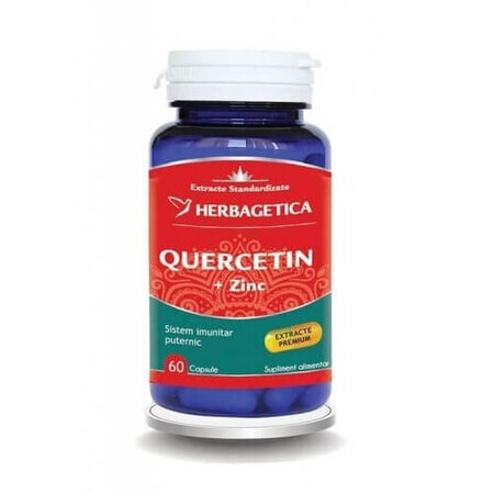 Quercetina più zinco, 60 capsule, Herbagetica