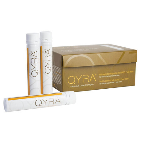 QYRA COLAGEN Anti-Aging-Intensivpflege, 21 Fläschchen zum Einnehmen, Gelita Health